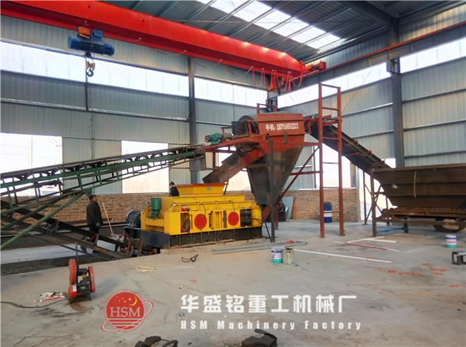 對(duì)輥破碎機(jī)和滾筒篩一起發(fā)貨